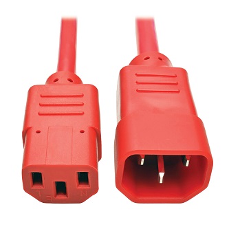 Eaton Tripp Lite 2FT C13 C14,10A,18AWG,RED