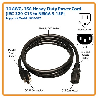 Eaton Heavy Duty Computer Power Exte
