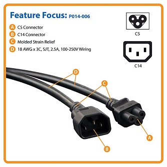 Eaton Laptop/Notebook Power Adapter