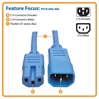 Eaton Heavy Duty Computer Power Cord