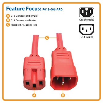 Eaton Heavy Duty Computer Power Cord