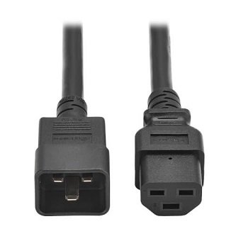 Eaton TRIPP PWR CORD C20 TO C21 20A 2FT BLK