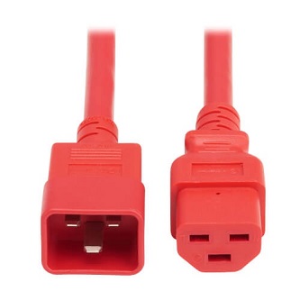 Eaton TRIPP PWR CORD C20 TO C21 20A 3FT RED
