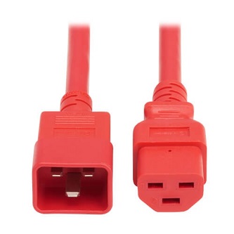Eaton TRIPP PWR CORD C20 TO C21 2.5FT RED