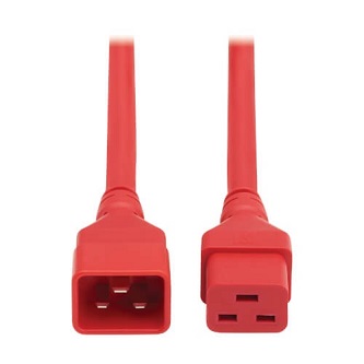 Eaton EXT CBL C20 TO C19 20A RED 6FT