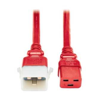 Eaton TRIPP C19 TO P-LOCK C20 4FT RED 6PK