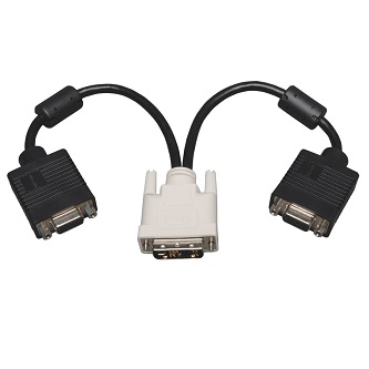 Eaton DVI to VGA Y Splitter Adapter