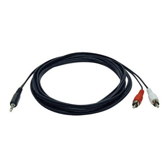 Eaton 12ft Mini Stereo to 2 RCA Audi