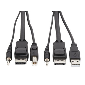 Eaton DisplayPort KVM Cable Kit 3 in