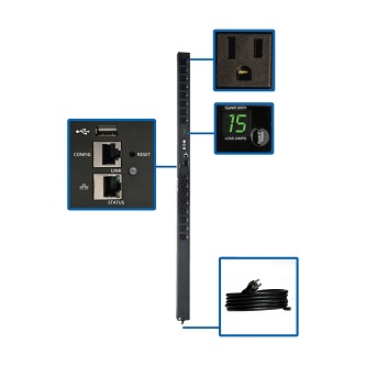 Eaton PDU Switched 1.4kW 16 5-15R 12
