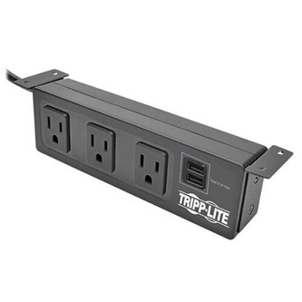 Eaton Tripp Lite 3 Outlet Surge Protector 2USB