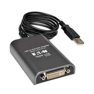 Eaton USB 2.0 to DVI and VGA Adapter