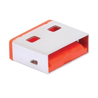 Eaton USB-A Port Blockers, Red, Comp