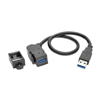 Eaton 1FT BK USB-A KYSTN/PNLMT ADPT