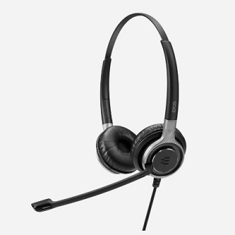 EPOS Binaural UC HS w hook button, 3.5mm j