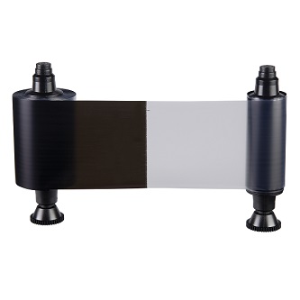 Evolis 2 Panel Monochrome- Black TT +VARNISH
