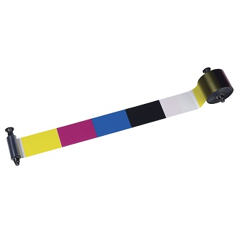 Evolis 5 PANEL COLOR RIBBON,YMCKO, 1000 CARDS/R