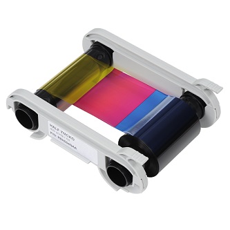 Evolis 1/2 YMCKO Color Ribbon - 400 prints / ro