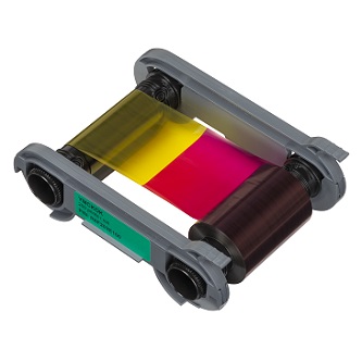 Evolis YMCKO-K Color Ribbon - 200 prints / roll