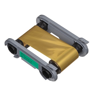 Evolis METALLIC GOLD Monochrome Ribbon