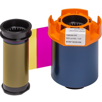 Evolis YMCK-K RT Color Ribbon 600 prints / roll
