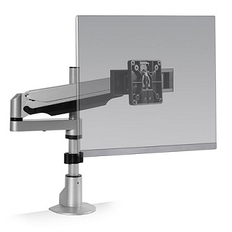 HAT Design Works E2 Connex Dynamic Single Monitor Mnt SLV