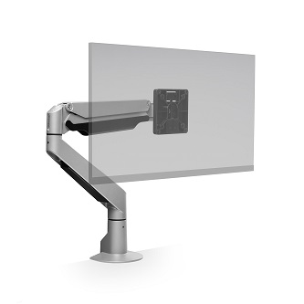 HAT Design Works E2 Single Monitor Arm Silver