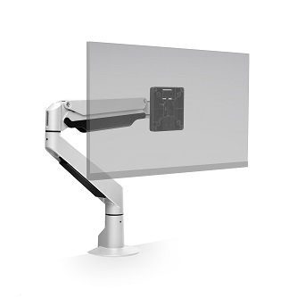 HAT Design Works E2 Single Monitor Arm White