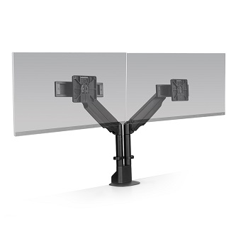 HAT Design Works E2 Dual Monitor Arm Black