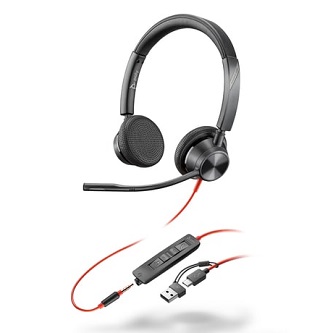 HP Poly Poly BW 3325 USB-C HS +3.5mmP +USB-C/A