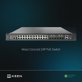 Khasm Labs Moso Concord 24P PoE Switch