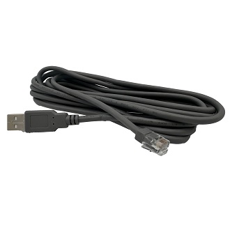 Logic Controls CABLE, RJ11 to USB, 9 FT, for KB9/KB17