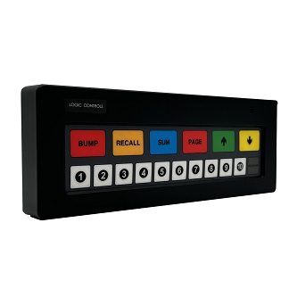 Logic Controls KB1700-B Bump Bar, Legend B, RJ/USB RJ/R