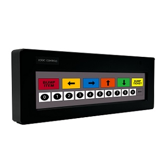Logic Controls KB1700-C Bump Bar, Legend C, RJ/USB RJ/R
