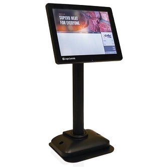 Logic Controls 9.7"LCD,USB,JUST THE SCREEN,W/ POLE&BASE