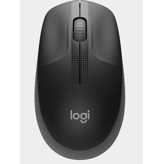 Logitech M190 Full-size wireless mouse - Charcoal
