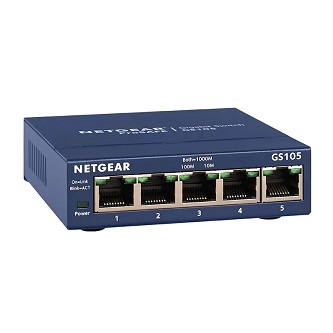 NETGEAR 5PT COPPER GIGABIT SWITCH