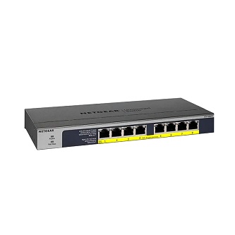 NETGEAR 8PT POE/POE+ GIGABIT UNMANAGED SWCH 123W