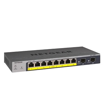 NETGEAR 8P GE POE SMART MANAGED PRO SWITCH