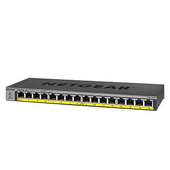 NETGEAR 16PT POE/POE+GIGABIT UNMANAGED SWCH 183W