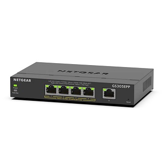 NETGEAR 5PT GE PLUS SWCH W/ HI-PWR POE+