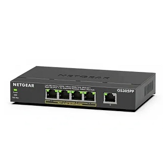 NETGEAR 5PT POE/POE+ GIGE UNMANAGED SWITCH