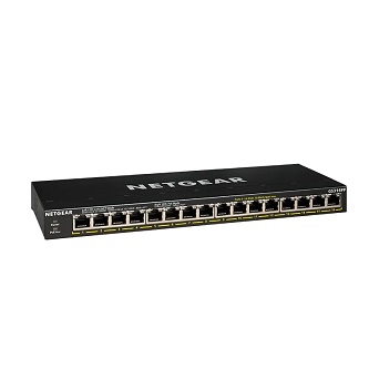 NETGEAR 16PT GE UNMANAGED SWCH HI-PWR POE+
