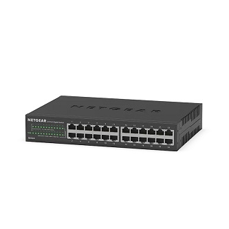 NETGEAR 24PT GE UNMNGD SWTCH AC120/230V(50/60Hz)
