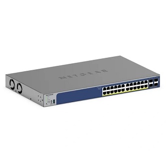 NETGEAR 24P GE POE+ SMART SWTH W/10G SFP+