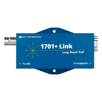 NVT Phybridge 1701+ Link; Long Reach PoE++ EoC adapter