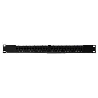 NVT Phybridge Female RJ21 to 24x female RJ11 patch pan