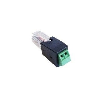 NVT Phybridge RJ11 to 2 position screw terminal adapt
