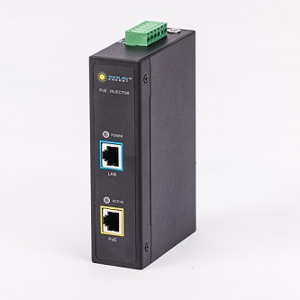 Solis Energy Gigabit 802.3bt Injector 48Vdc Input