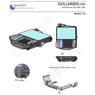 Ergonomic Solutions lane 7000 anti-skimmer